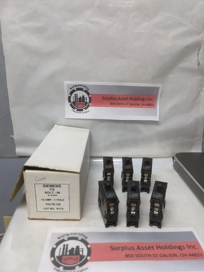 Used SIEMENS B115 Switchgears Ohio US | Surplus Asset Holdings #1185629