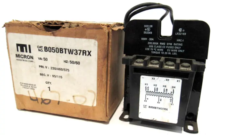 New | in-Stock MICRON INDUSTRIES _UNKNOWN_ Transformers | SB Industrial Supply #830818