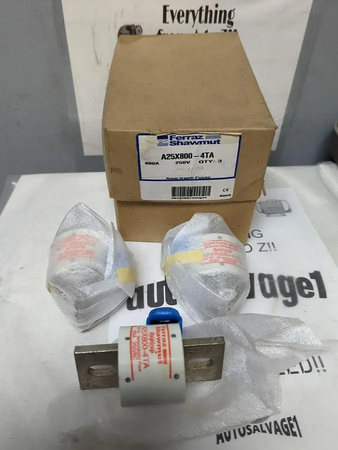 New | in-Stock FERRAZ SHAWMUT A25X800-4TA Miscellaneous Equipment (Electrical & Power) Ohio US | Surplus Asset Holdings #1209562