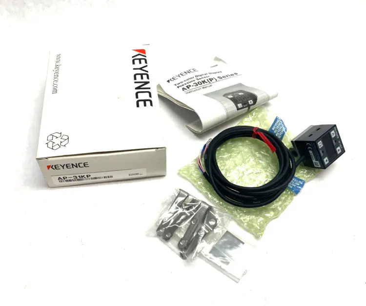 Used KEYENCE NEGATIVE PRESSURE SENSOR 3-1/2 DIGIT, 2-COLOR, 7-SEGMENT LED Sensors | Maverick Industrial Sales #1112850