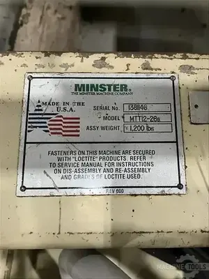 USED 1997 MINSTER Coil Feed Lines