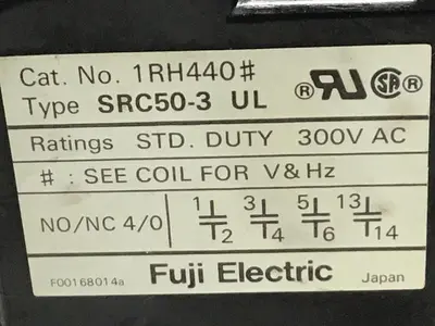 USED FUJI ELECTRIC SRC50-3/UL 1RH440