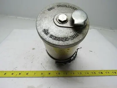 Lube Devices Inc. REF154-26 Gravity Flow Lubricator Reservoir W/120V Solenoid