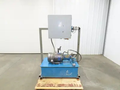 Eaton Vickers 02-341558 Hydraulic Power Unit 10GPM 230/460V 3Ph 30 Gallon Tank
