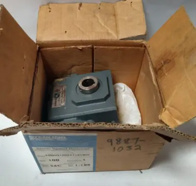 Sterling 220HQ100561181WO Worm Gear Speed Reducer 100:1 56C 1.188" Bore