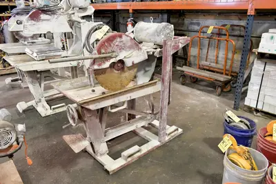 7.5 HP X 14" MK WET BRICK AND BLOCK SAW: YOBRO #25032