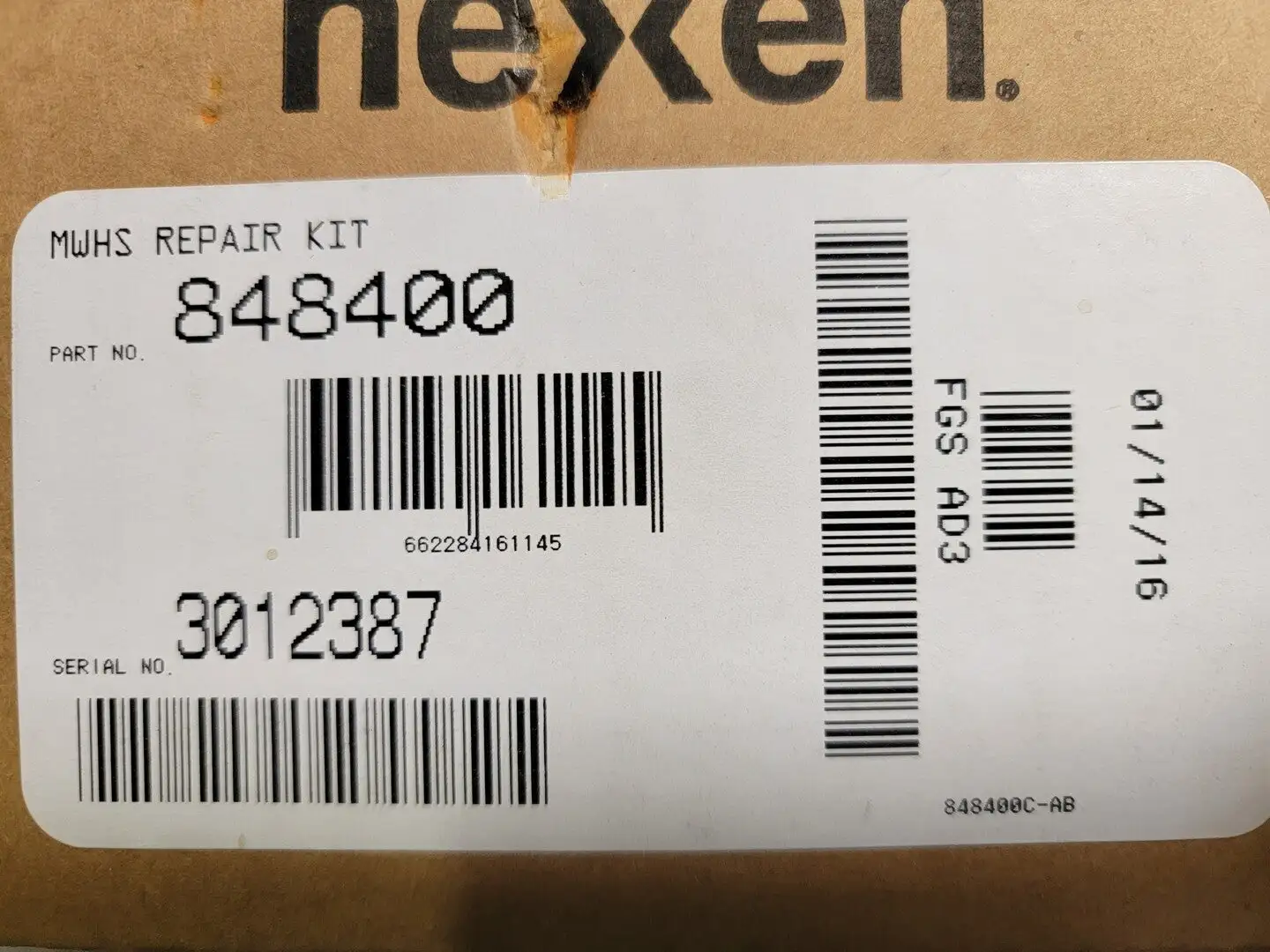 NEW NEXEN 848400