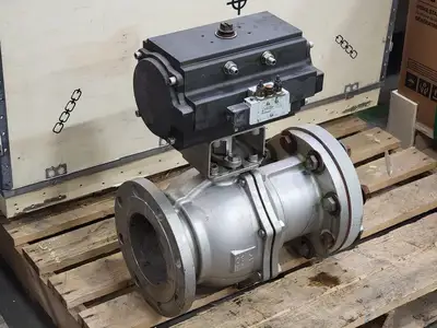 6" Pneumatic Actuator Ball Valve