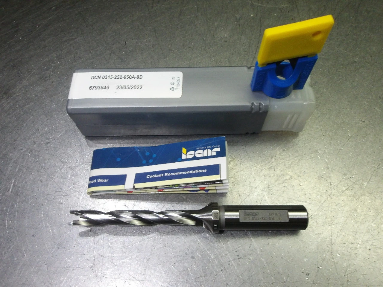 Iscar .315-.331" Coolant Thru Drill 1/2" Shank DCN 0315-252-050A-8D (LOC2859B)