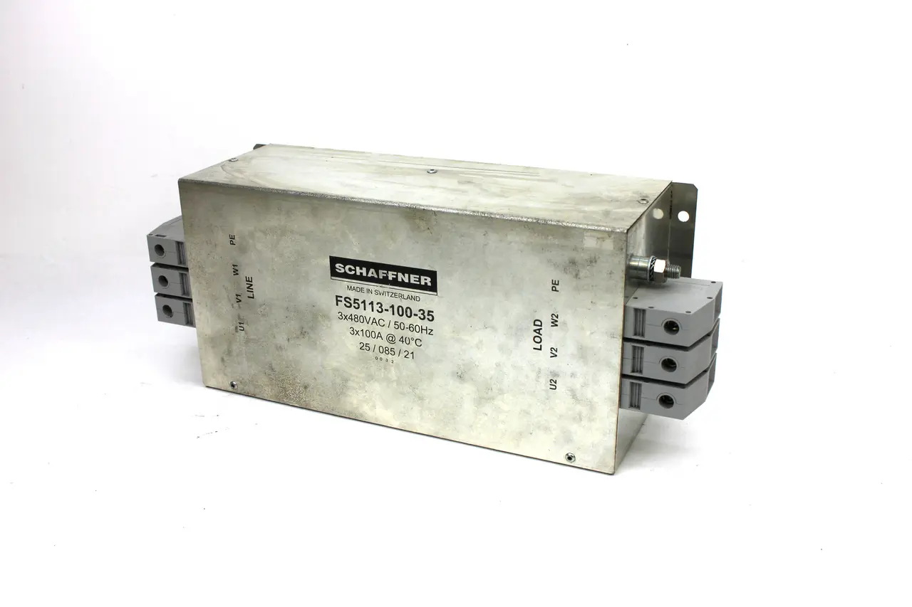 Schaffner FS5113-100-35 Line Filter, 480V AC