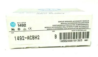 7 NEW ALLEN BRADLEY 1492-ACBH2 CIRCUIT BREAKER MODULE SER.B 1492ACBH2