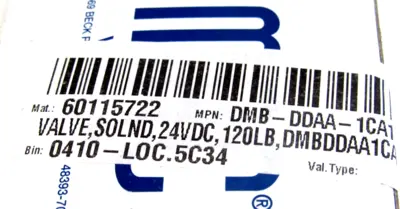 NEW MAC VALVES DMB-DDAA-1CA1 SOLENOID VALVE 24VDC DMBDDAA1CA1