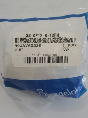 NEW SWAGELOK SS-QF12-B-12PM