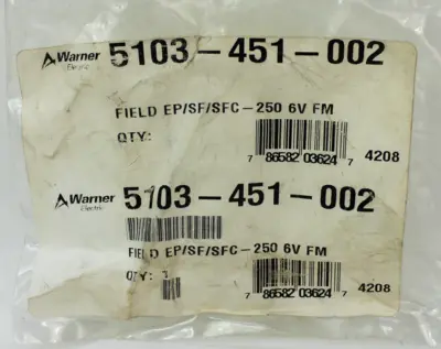NEW WARNER ELECTRIC PB-250
