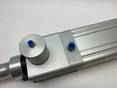 USED FESTO DBL-ACTING ISO CYLINDER ROD LOCK ATTACHED, 1722457