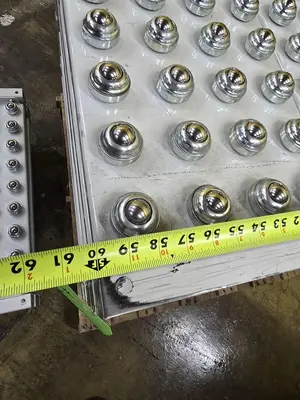 Used HYTROL ROLLER BALL TRANSFER  CONVEYOR Roller Conveyors Wisconsin US | Packer City Sales #1298047