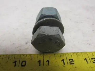 Galvanized Hex Head Bolts W/Nut Fully Threaded  3/4"-10 x 1-3/4" lot of 25