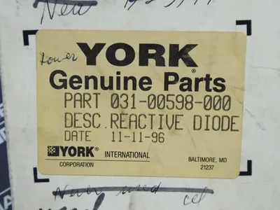 York 031-00598-000 Reactive Diode Used
