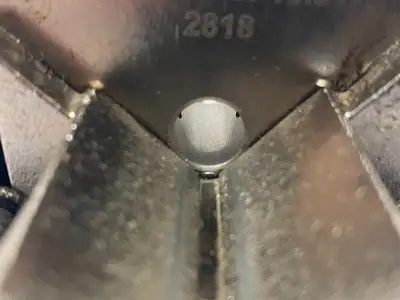 Used MAHR DIMENSIONAIR 2-JET AIR RING GAUGE W/ GUIDE CHUTES & BASE PLATE Air Gages Michigan US | Maverick Industrial Sales #1122812