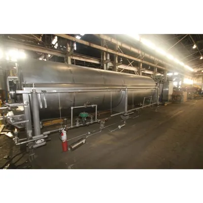 Used Lyco 58" dia. Stainless Steel Rotary Drum Steam Blancher