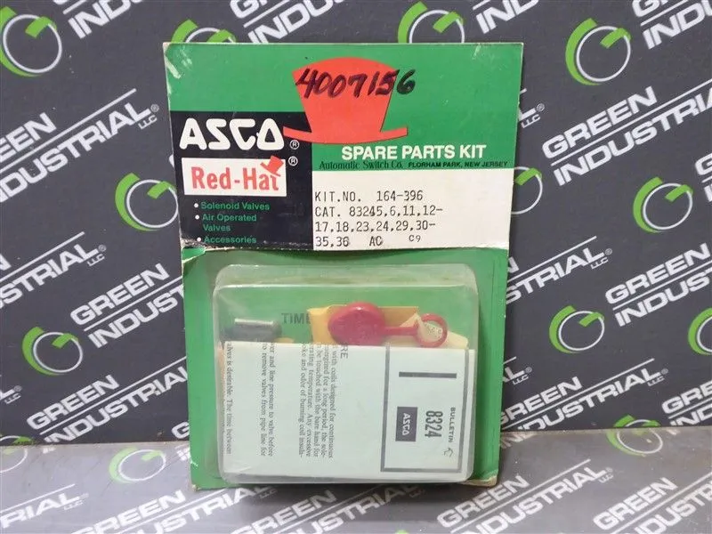 ASCO 164-396 Solenoid Valve Spare Parts Kit New NIB