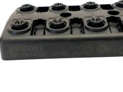 USED BALLUFF JUNCTION BLOCK 8 M12 5-PIN M23 19-PIN BPI 8M4A5P-2K-B0-SM6LT