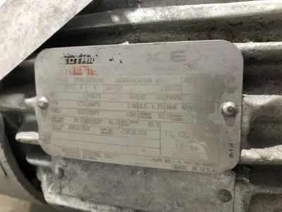 Durco/Flowserve BH1.5X1-82 Iron Magnetic Drive Pump 3HP 460V 235PSI @ 100°F