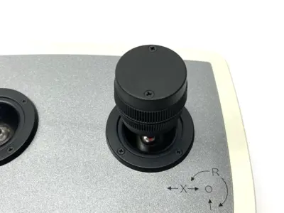 USED ZEISS DUAL-JOYSTICK X-Y-Z SPECIMEN STAGE CONTROLLER FOR ELECTRONIC MICR