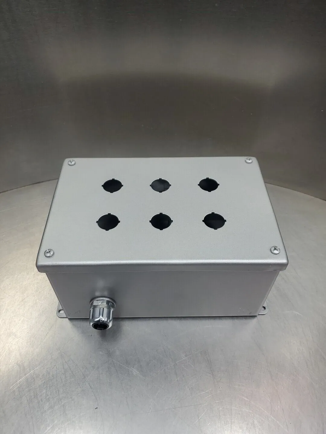 HOFFMAN E6PBXM Steel Electrical Enclosure, 6-Switch Mount. 4B-32