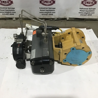 Flowserve AutoMax B150S07 Valve Actuator Pneumatic Positioner with Ball Valve