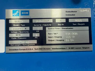 Used 2003 DONALDSON TORIT ECB3 Dust Collectors Ohio US | HGR 24 #1261072