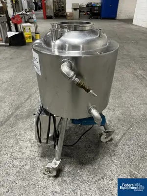 USED Allegheny Bradford 25 Liter Allegheny Bradford Jacketed Receiver Tank, S/S, 40/40#