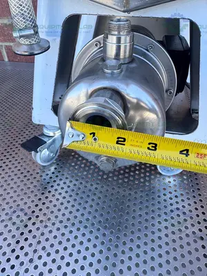Unbranded Stainless Steel Press Holder w/ Ebara Jes M 056 0.5 HP Pump