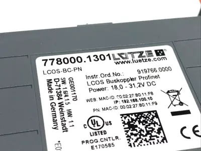 USED LUTZE 778000.1301