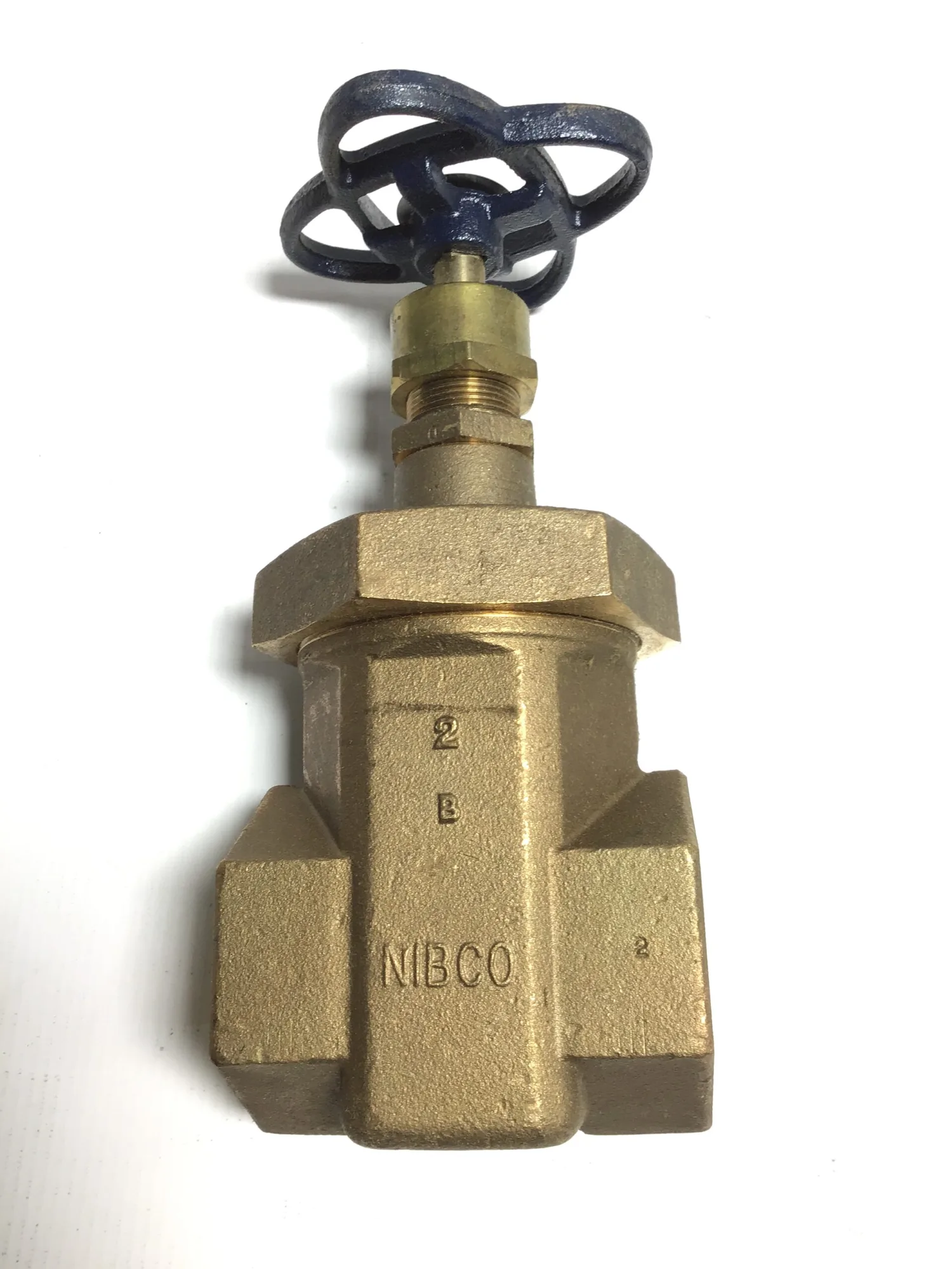 Nibco 2 in T-176-SS 039923621559  – Gate Valve – Bronze, Non-rising Stem, Stainless Steel Wedge, Threaded