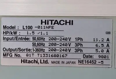 USED Hitachi L100 -011 NFE