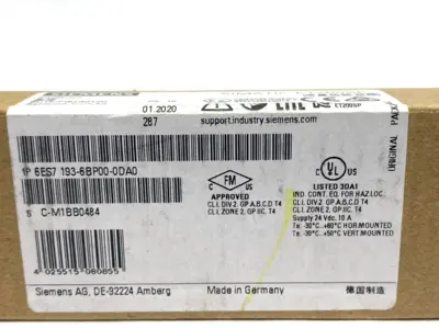 NEW SIEMENS 6ES7 193-6BP00-0DA0