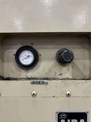 15" X .125" AIDA MODEL #LFS-40R STRAIGHTENER & SERVO COIL STRIP FEEDER: STOCK #20562