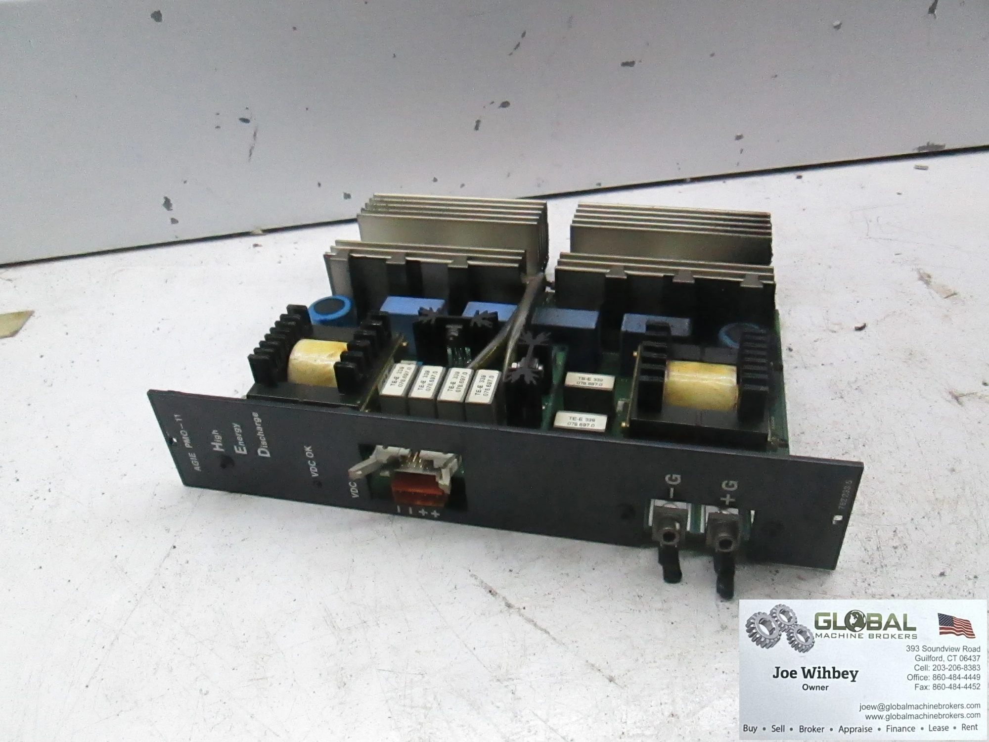 Agie PMO-11C 624.502.1 Control Module Power Unit AUX-33B
