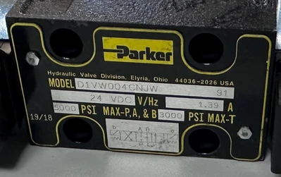 PARKER D1VW004CNJW HYDRAULIC SOLENOID