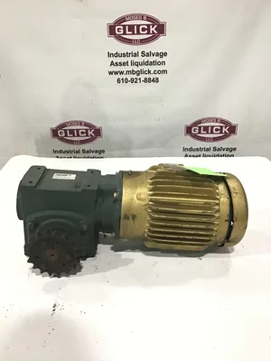 Baldor Super E VEM3587T Electric Gearmotor 2HP 3PH