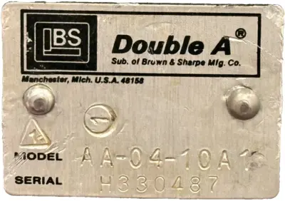 NEW DOUBLE A AA-04-10A1