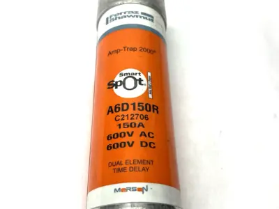USED MERSEN DUAL ELEMENT TIME DELAY FUSE CLASS RK1 600V 150A