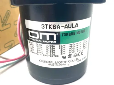 New | in-Stock Oriental Motor Torque Motor, Single-Phase, 900 Max rpm, 110/115VAC A.C. Motors Michigan US | Maverick Industrial Sales #1487588