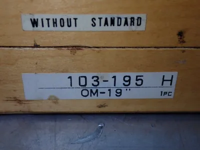 Used MITUTOYO 103195A Micrometers Ohio US | HGR 24 #1233384