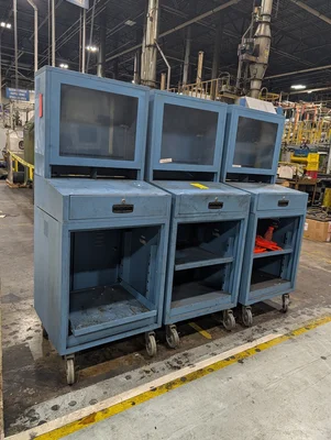 (3) Portable Computer Cabinets