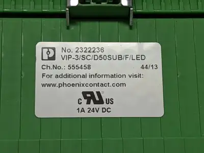 Used PHOENIX CONTACT VIP-3/SC/D50SUB/F/LED Lighting | Maverick Industrial Sales #1099919