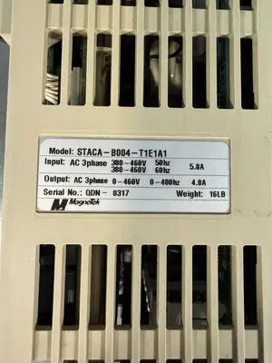 Magnetek Staca-B004-T1EA1 3Phase 3Phase Inp 380-460V / Out 0-460V (3.2.2)