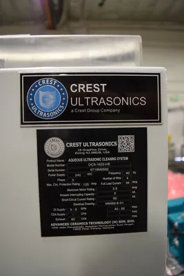 2019 CREST OC5-1622-HE Ultrasonic Washers and Cleaning Systems | Machinery Resources International (28)