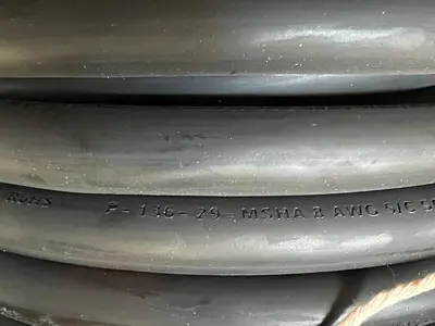 USED ROHS P-136-29-MSHA 8 AWG, 5/C SOOW 90C, 600V WATER RESISTANT CABLE APPROX 250 FT